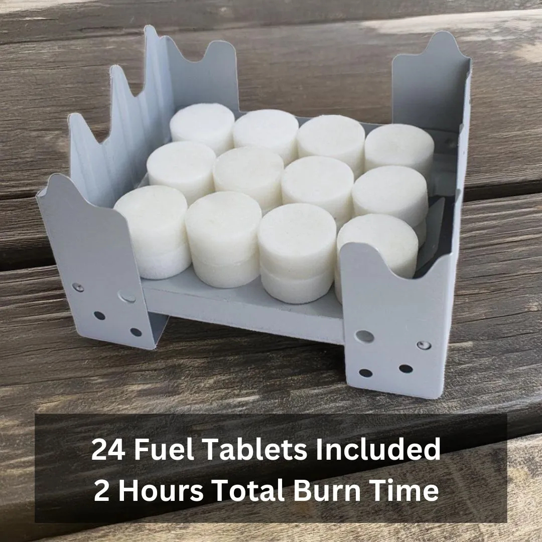 Folding Stove with 24 Fuel Tablets