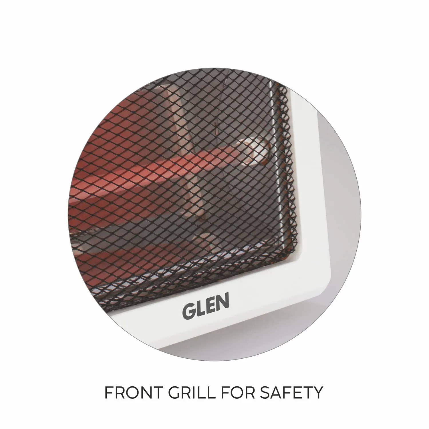 Glen HA7012QZ Electric Quartz Room Heater with 2 Heat Settings