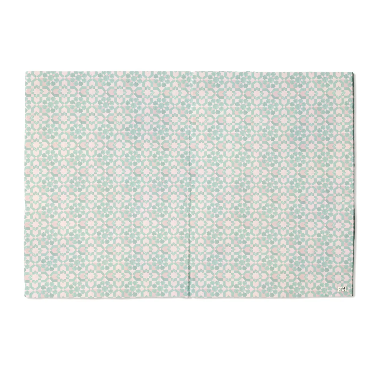 Green Tile Organic Cotton Mat