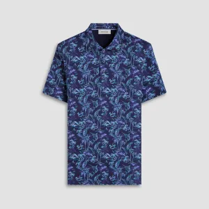 Hendrix Hawaiian Print Polo Shirt