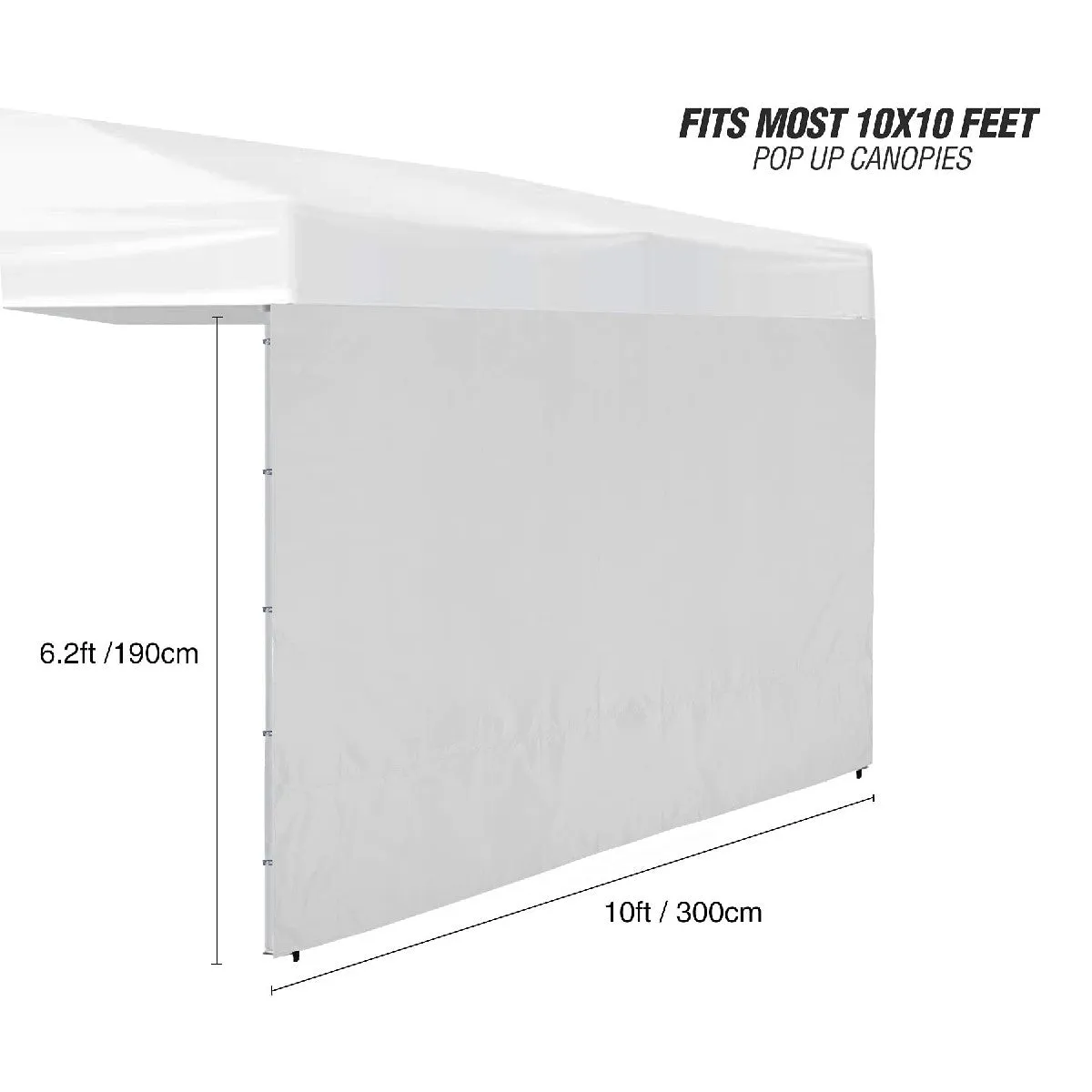 Instant Canopy Sidewall for 10x10ft Pop Up Canopy