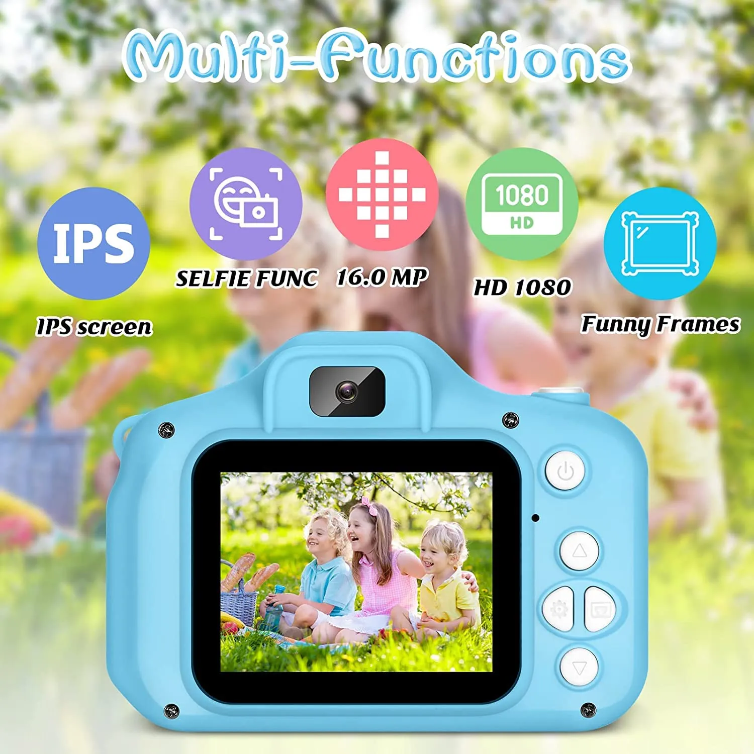 Kids Digital Vintage Camera with 32GB for Outdoor Photography