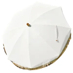LAGarden Jazz Age Fringe Umbrella Canopy 6ft 8-Rib