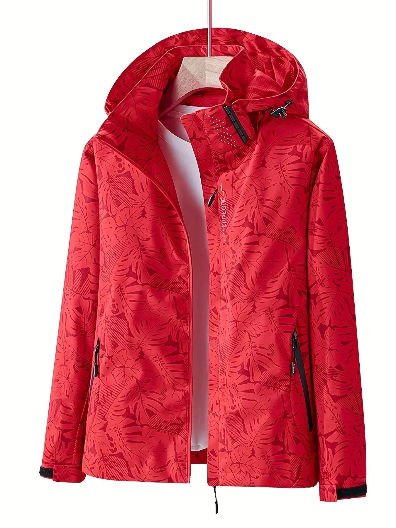 Lauren | Windproof Outdoor Jacket with Camouflage Print
