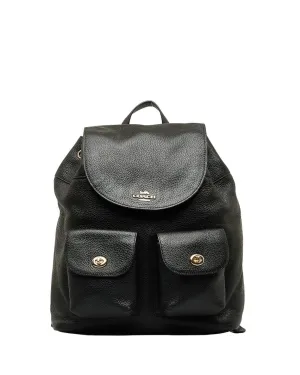 Leather Backpack in Black by LuxUness