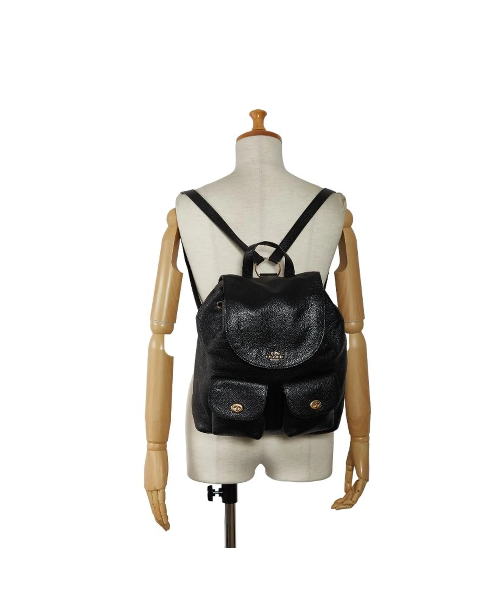 Leather Backpack in Black by LuxUness