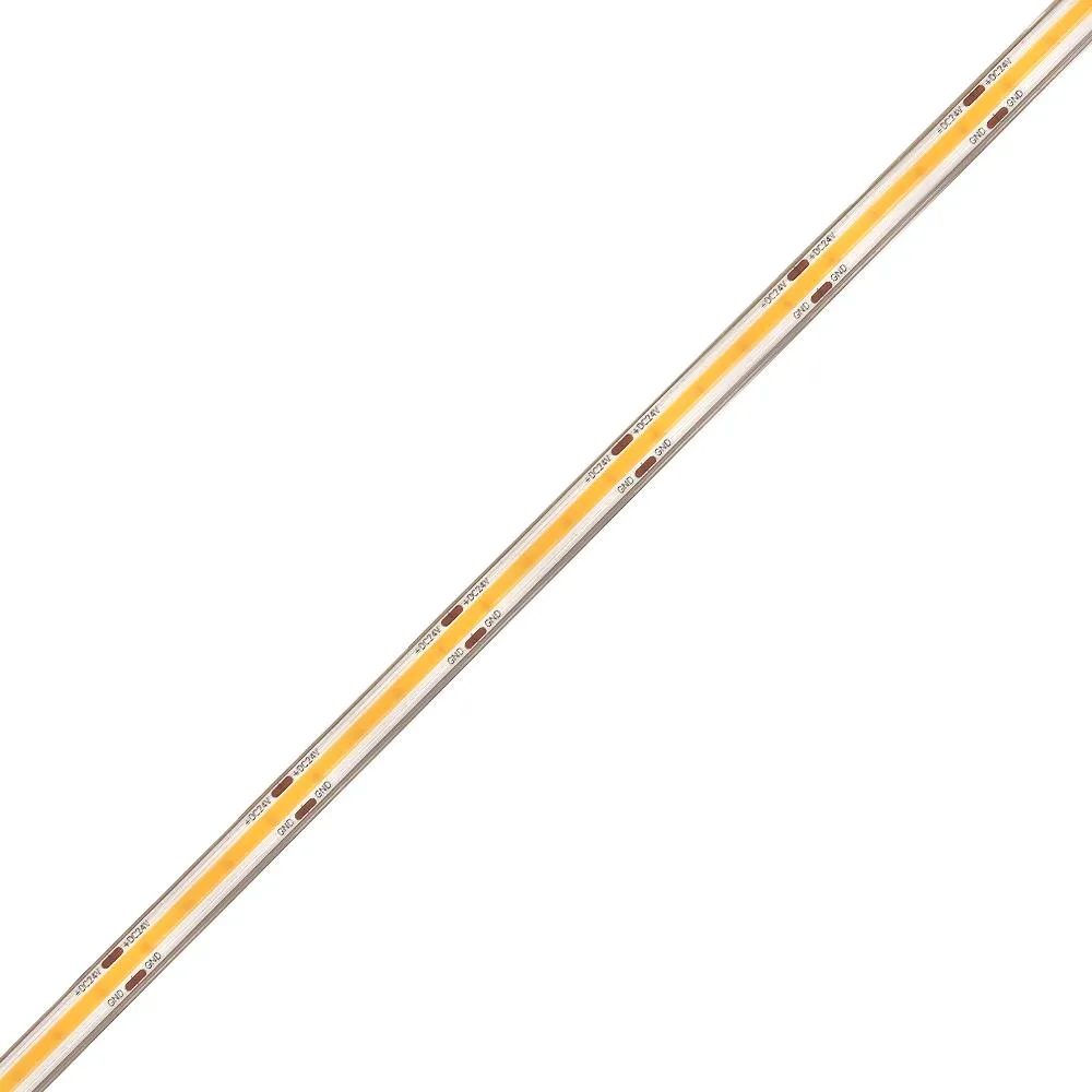 LED Waterproof COB Flexible Tape Light 24V DC 16 ft Reel