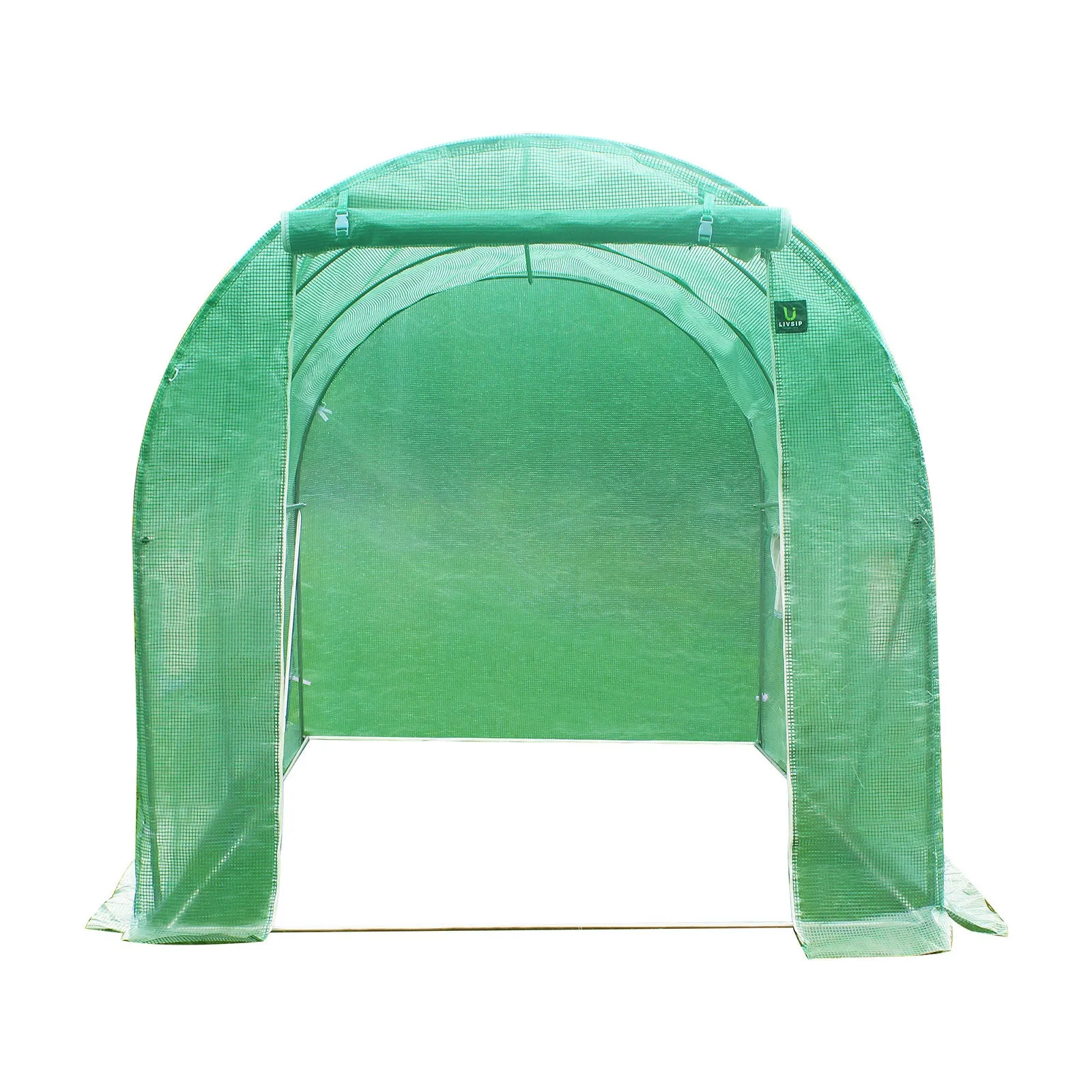 Livsip Greenhouse Walk in Garden Shed Green House 3X2X2M Plant Storage Lawn