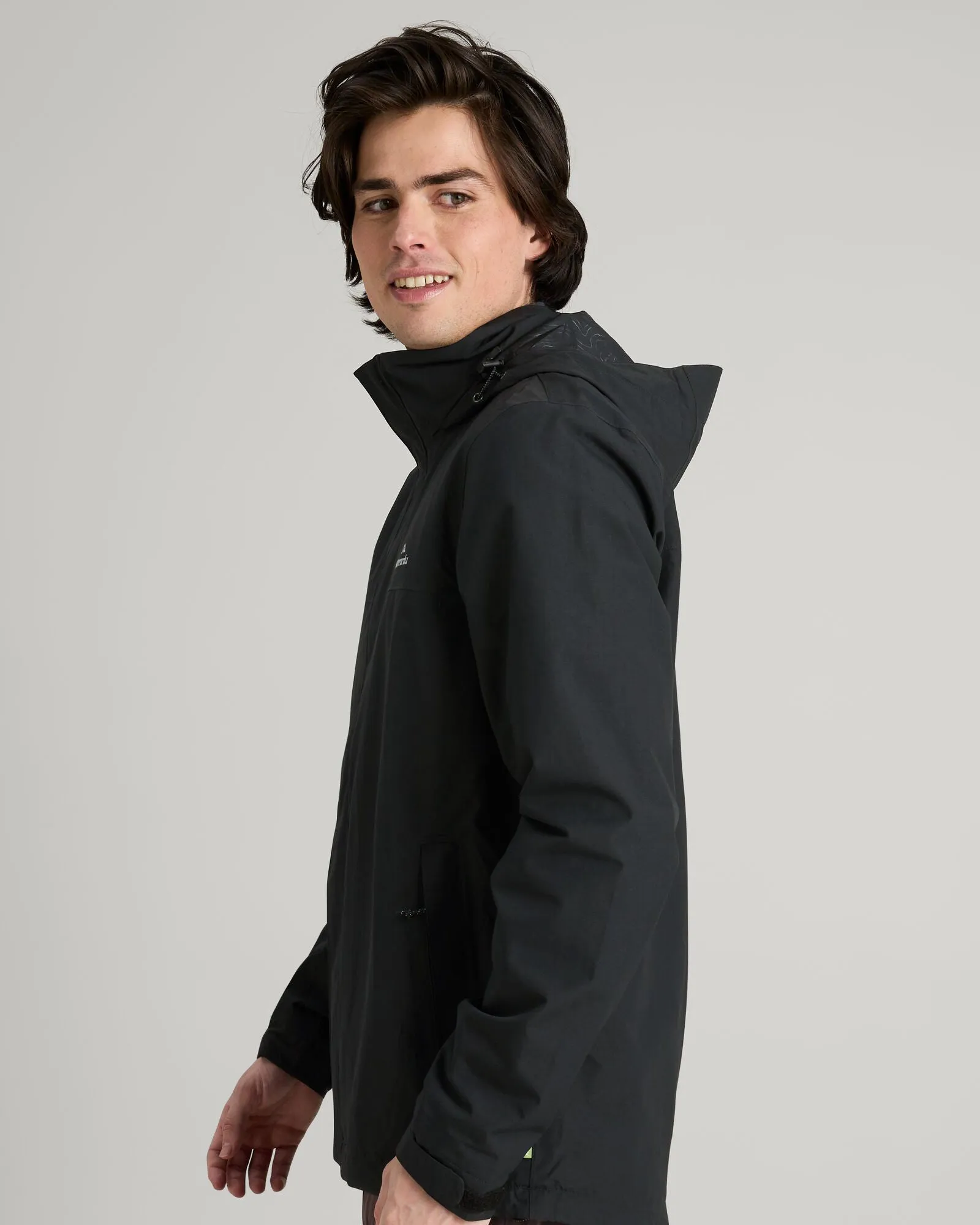 Men's Andulo 2-layer Rain Jacket - Black