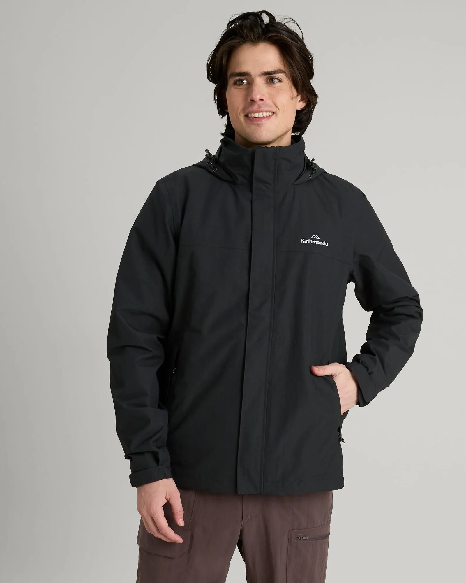 Men's Andulo 2-layer Rain Jacket - Black