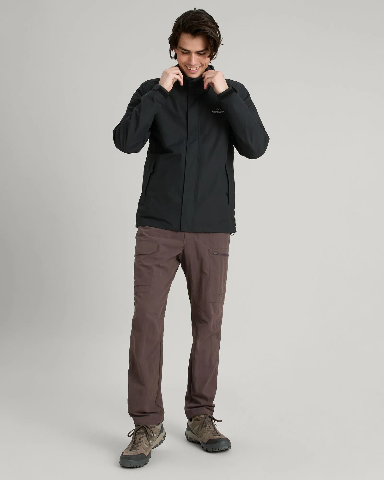 Men's Andulo 2-layer Rain Jacket - Black