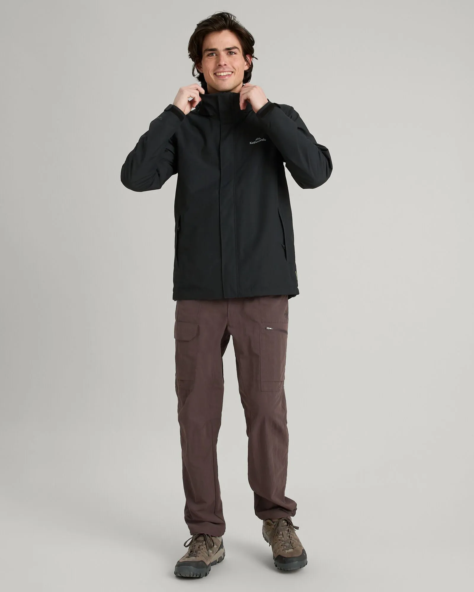 Men's Andulo 2-layer Rain Jacket - Black