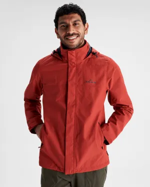 Men's Andulo 2-layer Rain Jacket - Spicy Chilli Pepper