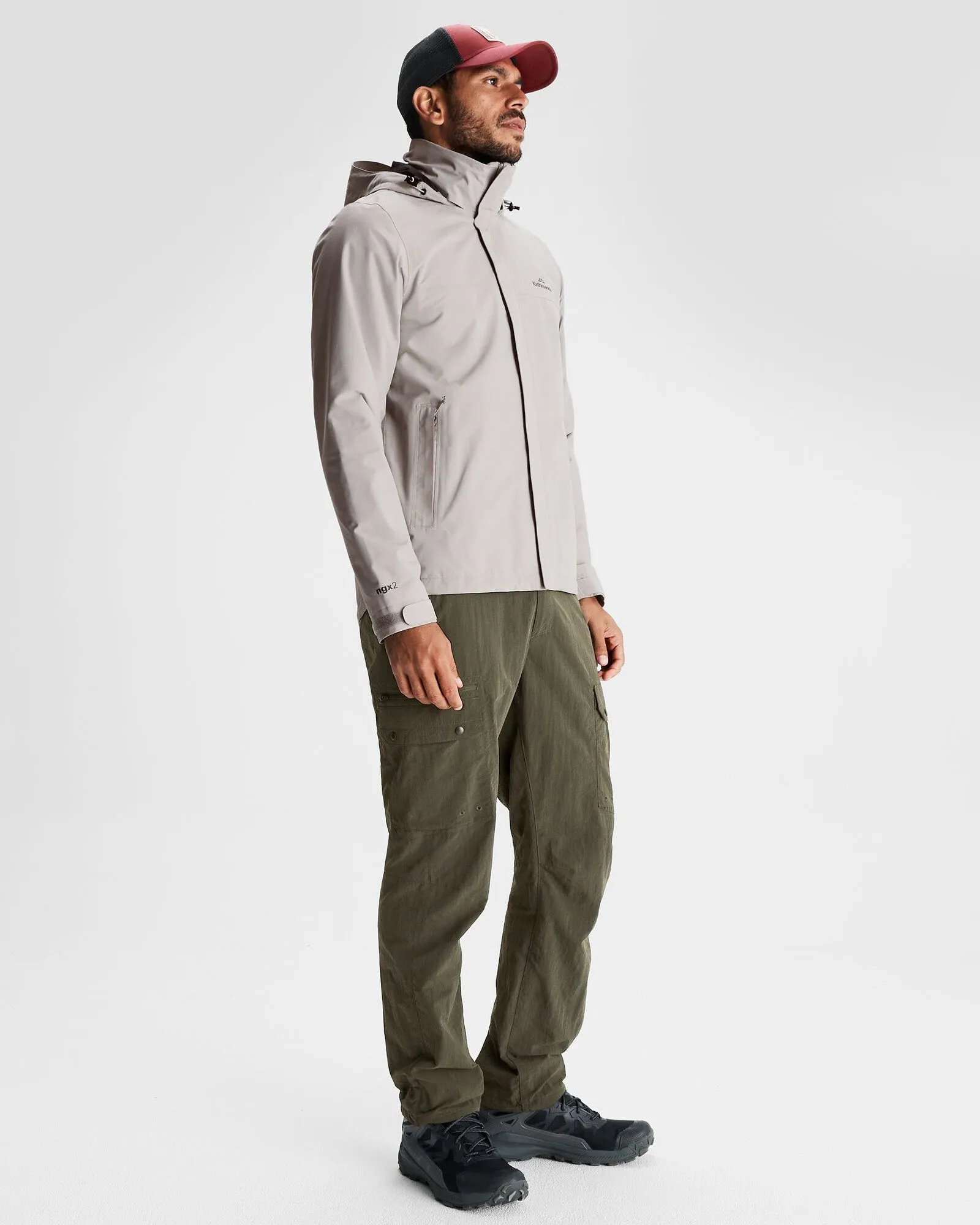 Men's Andulo 2-layer Rain Jacket - Steel Grey