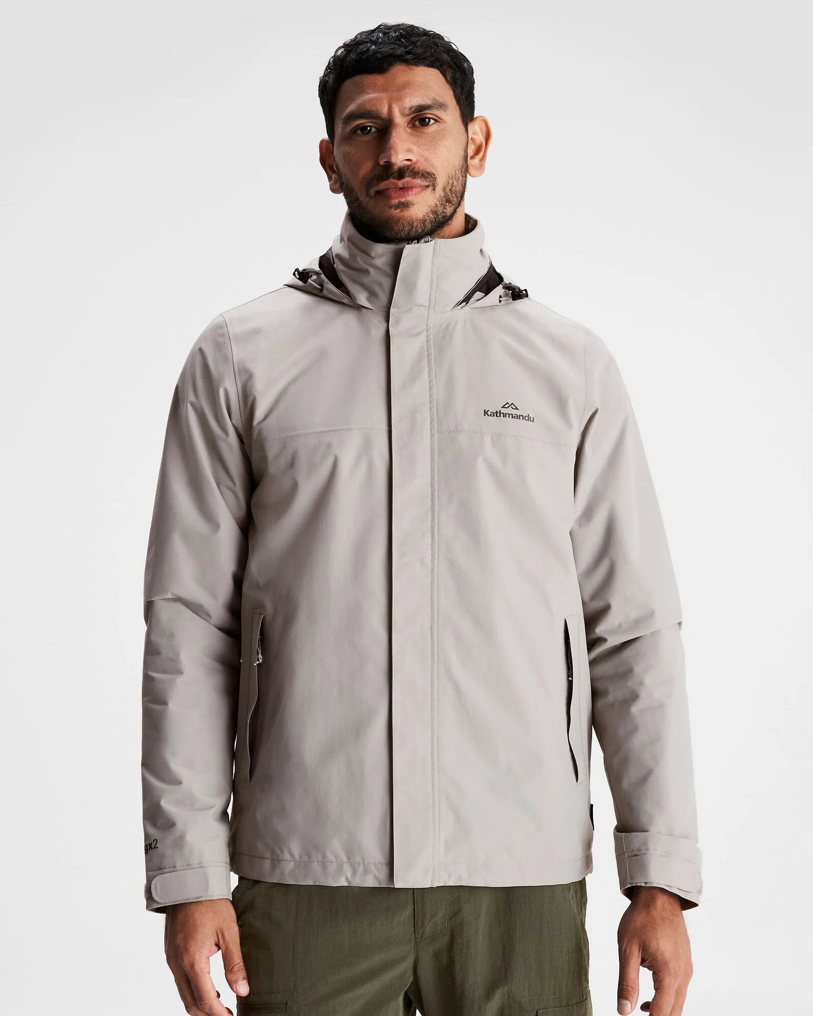 Men's Andulo 2-layer Rain Jacket - Steel Grey