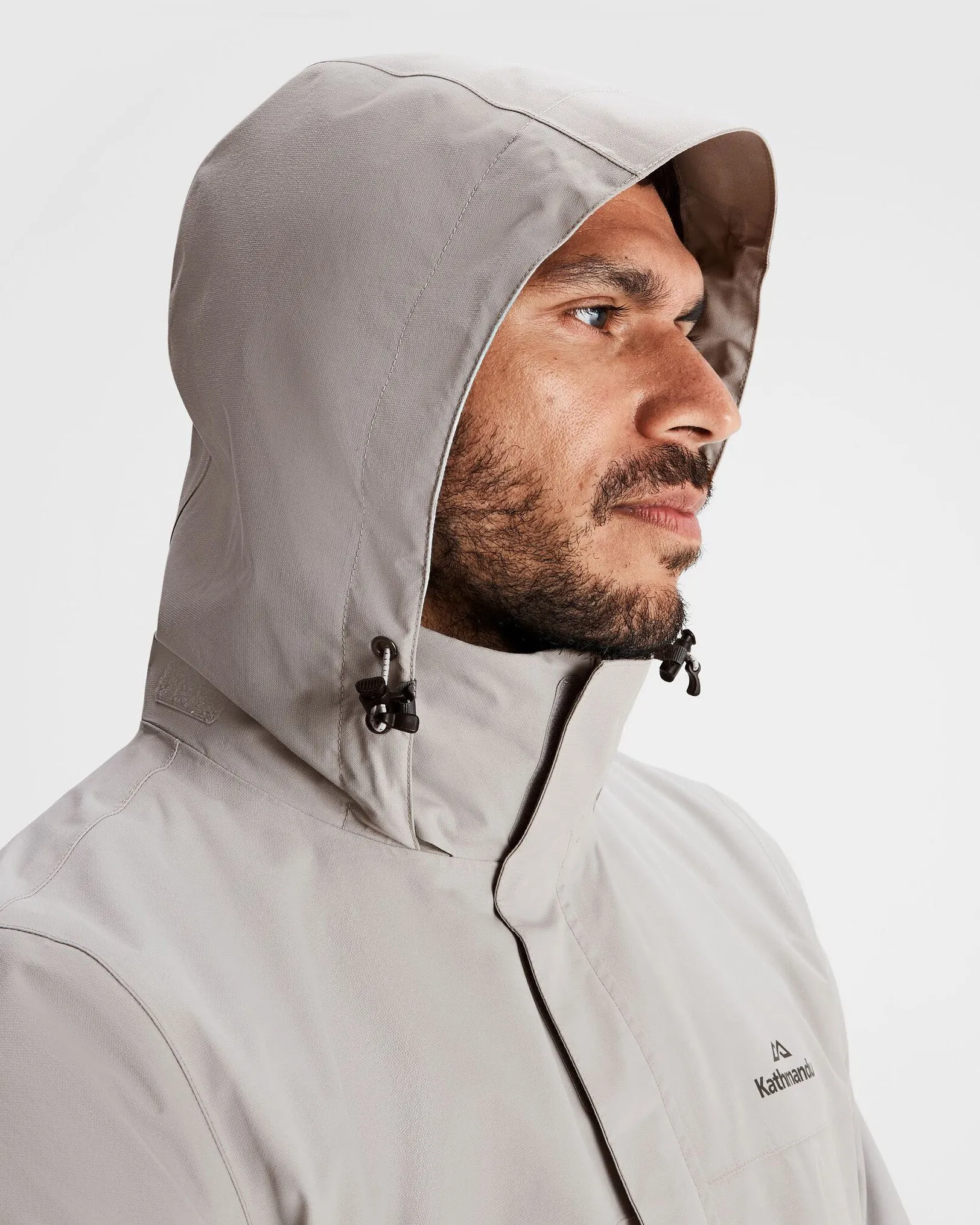Men's Andulo 2-layer Rain Jacket - Steel Grey