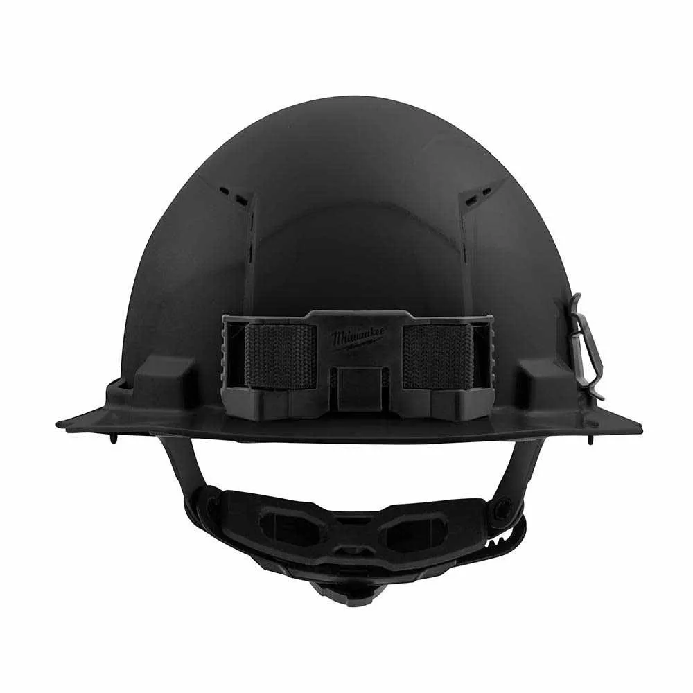 Milwaukee 48-73-1231 Black Full Brim Vented Hard Hat with 6PT Ratcheting Suspension – Type 1 Class C