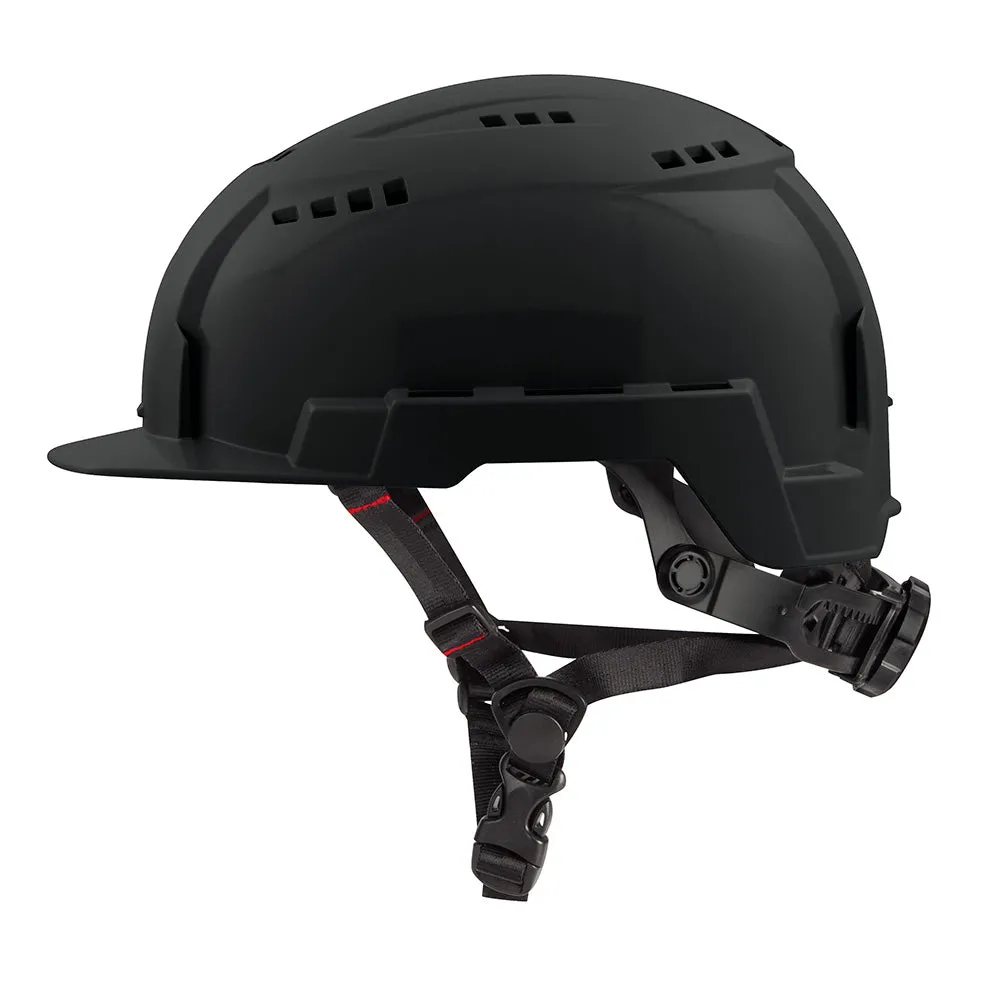 Milwaukee 48-73-1330 BOLT Black Front Brim Safety Helmet (USA) - Type 2, Class C, Vented