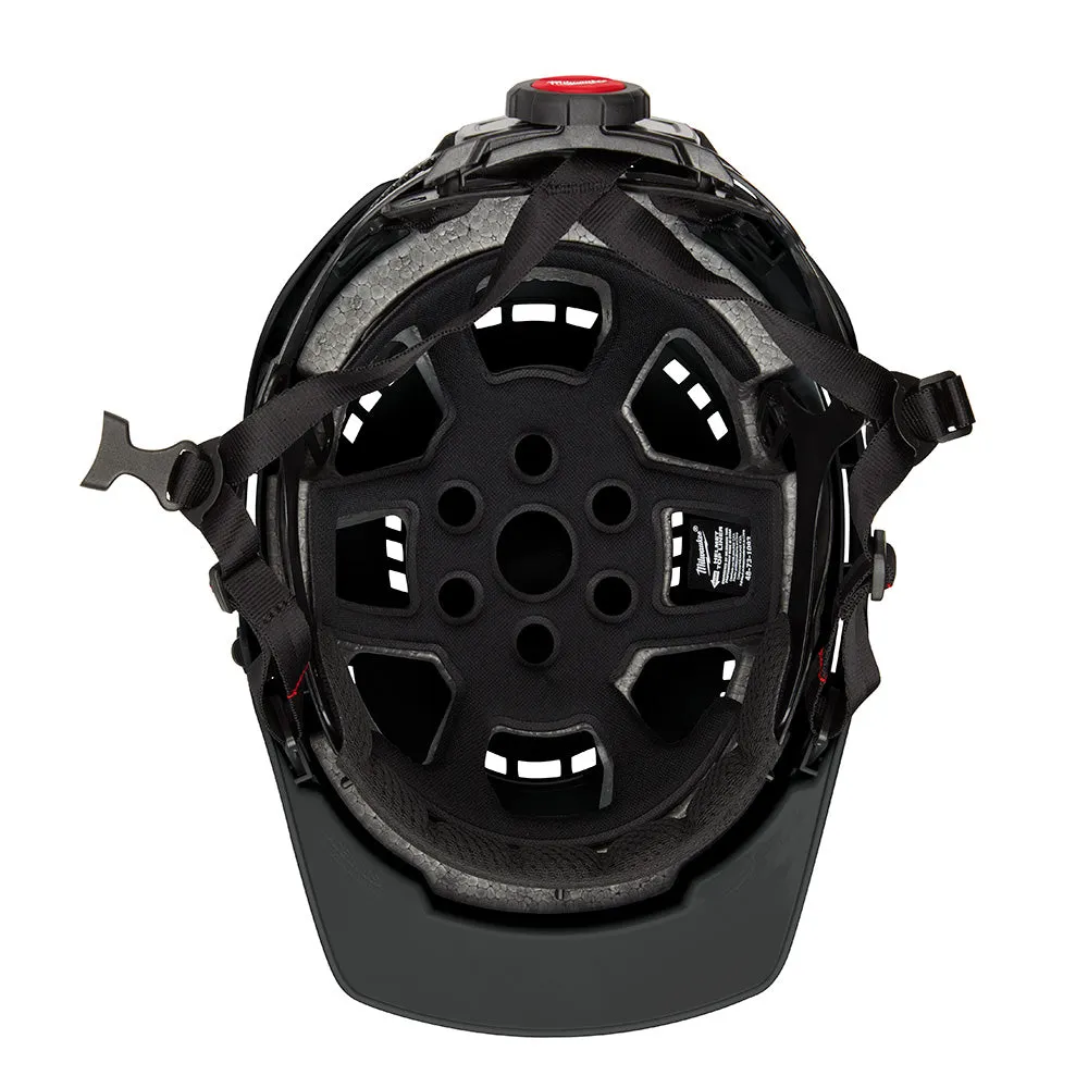 Milwaukee 48-73-1330 BOLT Black Front Brim Safety Helmet (USA) - Type 2, Class C, Vented
