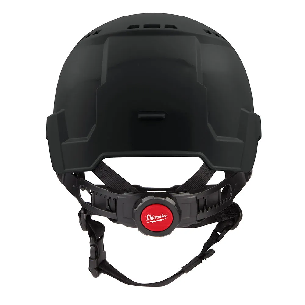 Milwaukee 48-73-1330 BOLT Black Front Brim Safety Helmet (USA) - Type 2, Class C, Vented