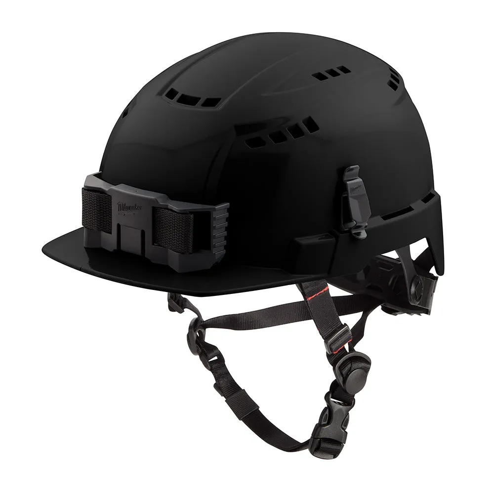 Milwaukee 48-73-1330 BOLT Black Front Brim Safety Helmet (USA) - Type 2, Class C, Vented