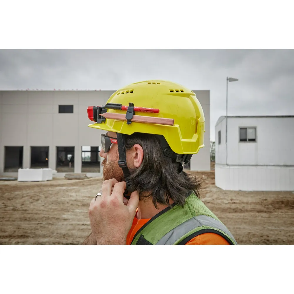 Milwaukee 48-73-1336 BOLT Gray Front Brim Safety Helmet (USA) - Type 2, Class C, Vented
