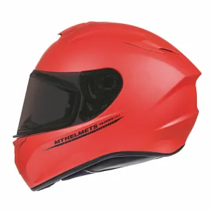 MT Targo Solid Matt Red full face Motorcycle Helmet