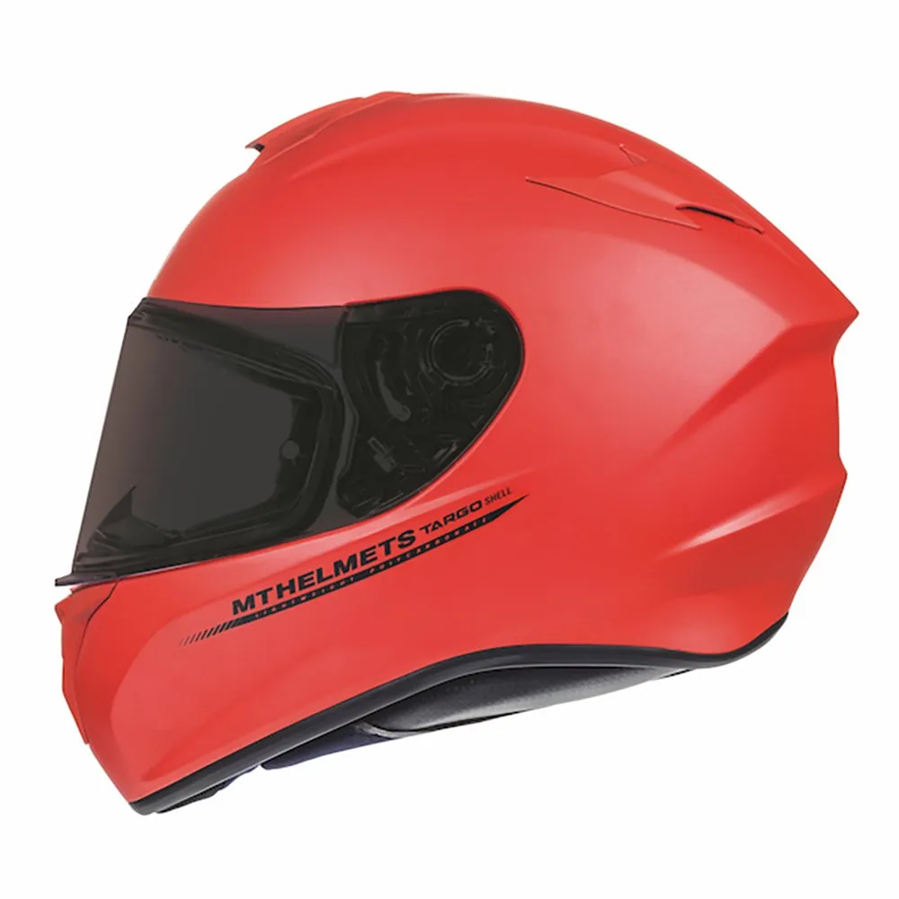 MT Targo Solid Matt Red full face Motorcycle Helmet
