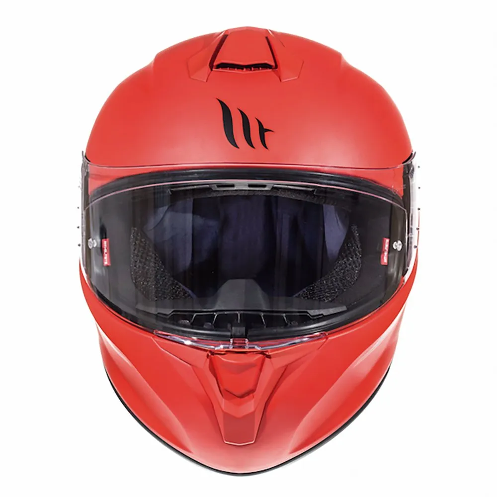 MT Targo Solid Matt Red full face Motorcycle Helmet