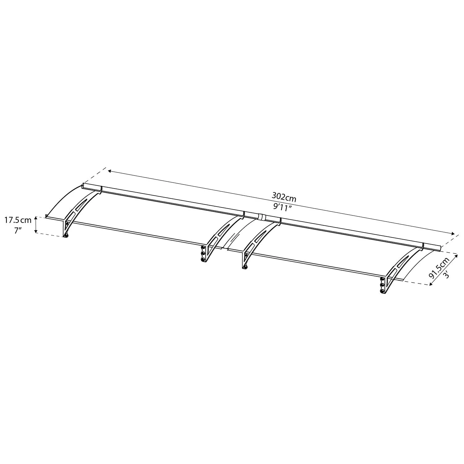 Palram Canopia Aquila Door Awnings