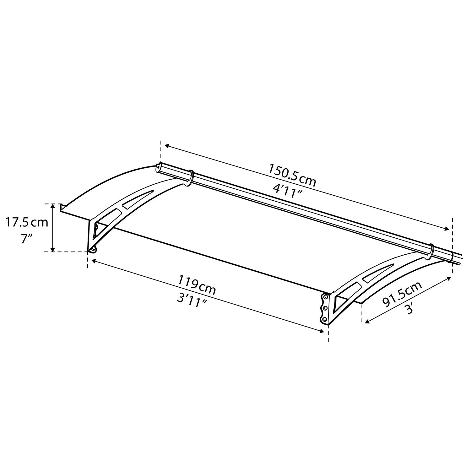 Palram Canopia Aquila Door Awnings