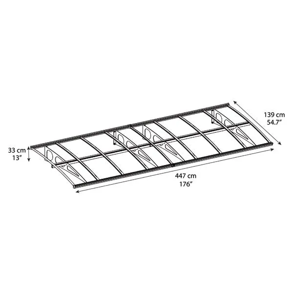 Palram Canopia Bordeaux Door Canopy