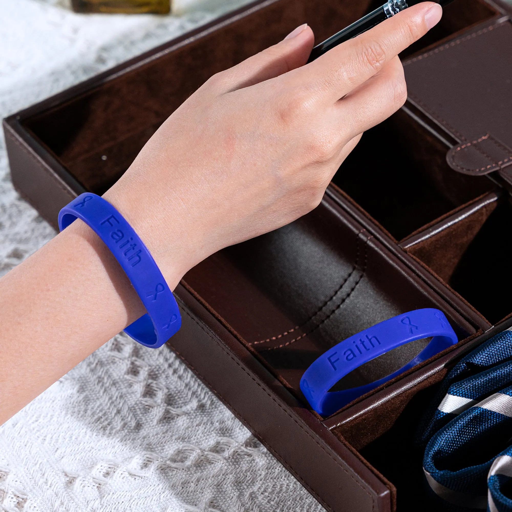 Periwinkle Silicone Bracelets