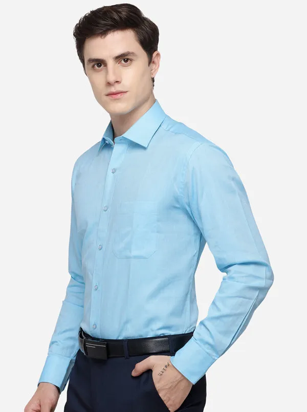 Pink Solid Regular Fit Formal Shirt | Greenfibre