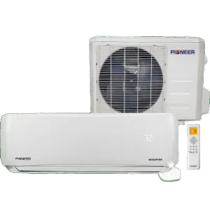 Pioneer WYS009AMFI19RL 9000 BTU 19.5 SEER 115V Ductless Mini-Split Air Conditioner Heat Pump System Full Set New