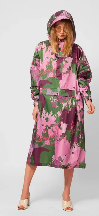 RAINKISS DIGI SPRING CAMO PONCHO / RAIN JACKET