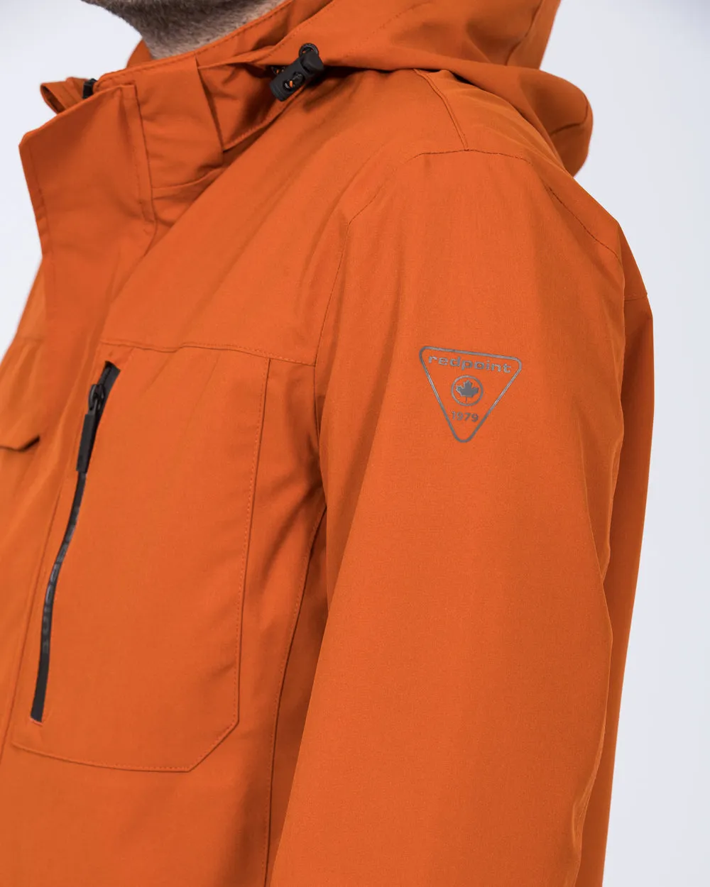 Redpoint Luke Tall Hooded Jacket (terracotta)