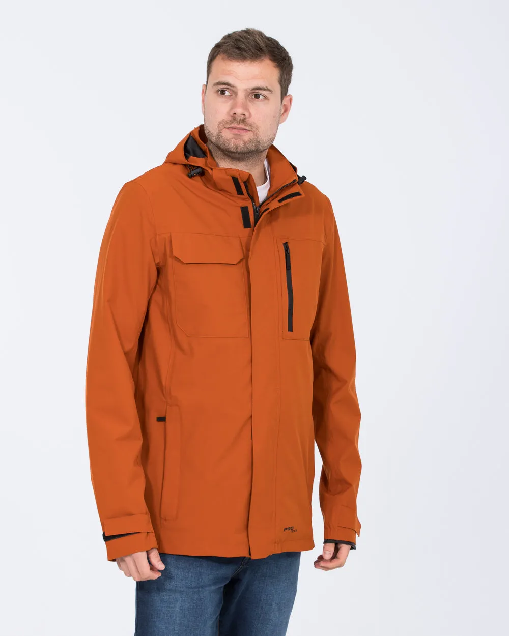 Redpoint Luke Tall Hooded Jacket (terracotta)