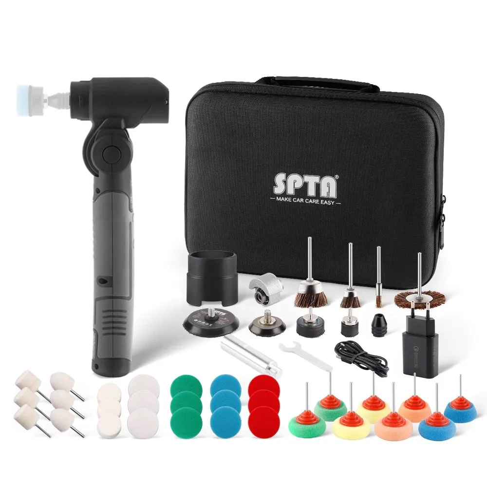 SPTA 3.7V Cordless Mini Car Polisher