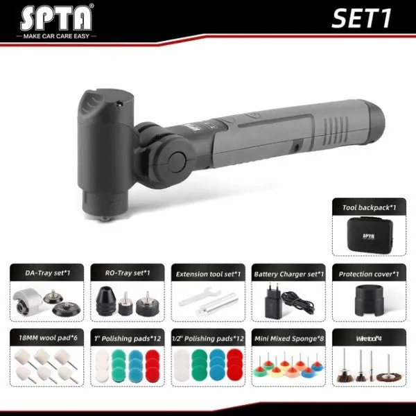 SPTA 3.7V Cordless Mini Car Polisher