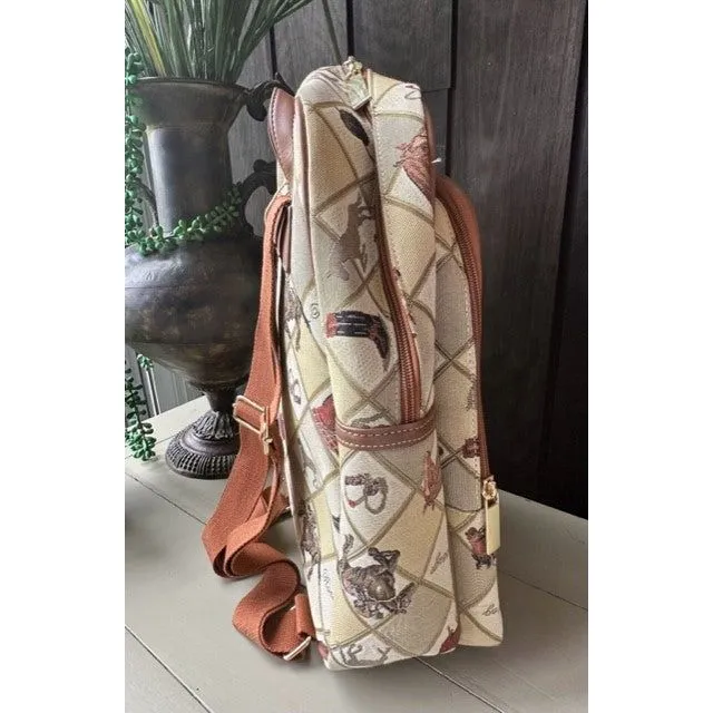 Tapestry Backpack - Equestrian