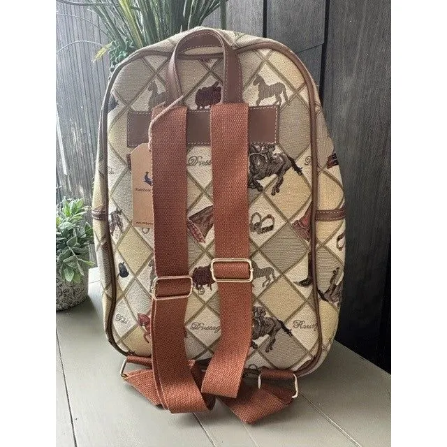 Tapestry Backpack - Equestrian
