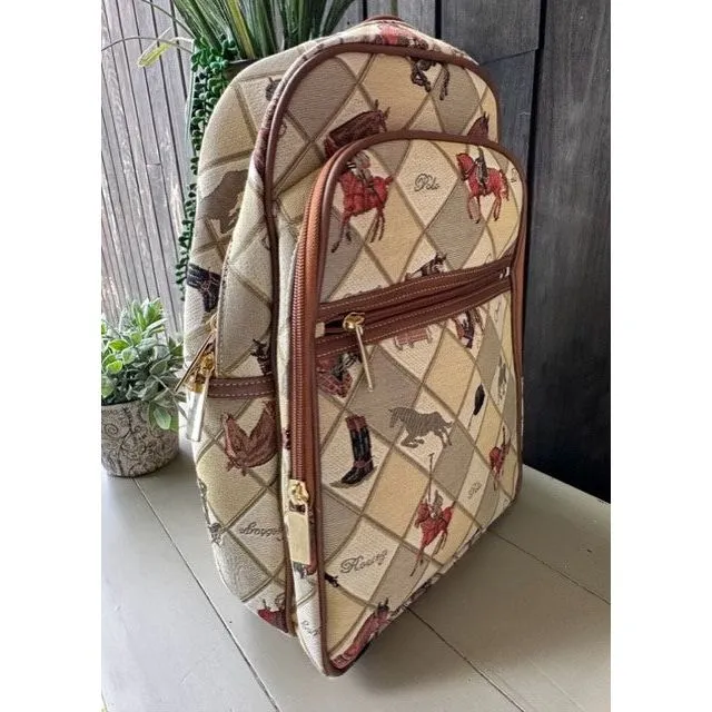 Tapestry Backpack - Equestrian