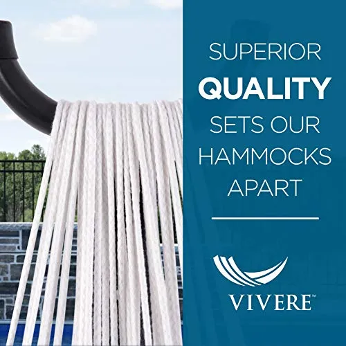 Vivere UHSDO9-27 Hammock, 9', Rio Night with Charcoal Frame