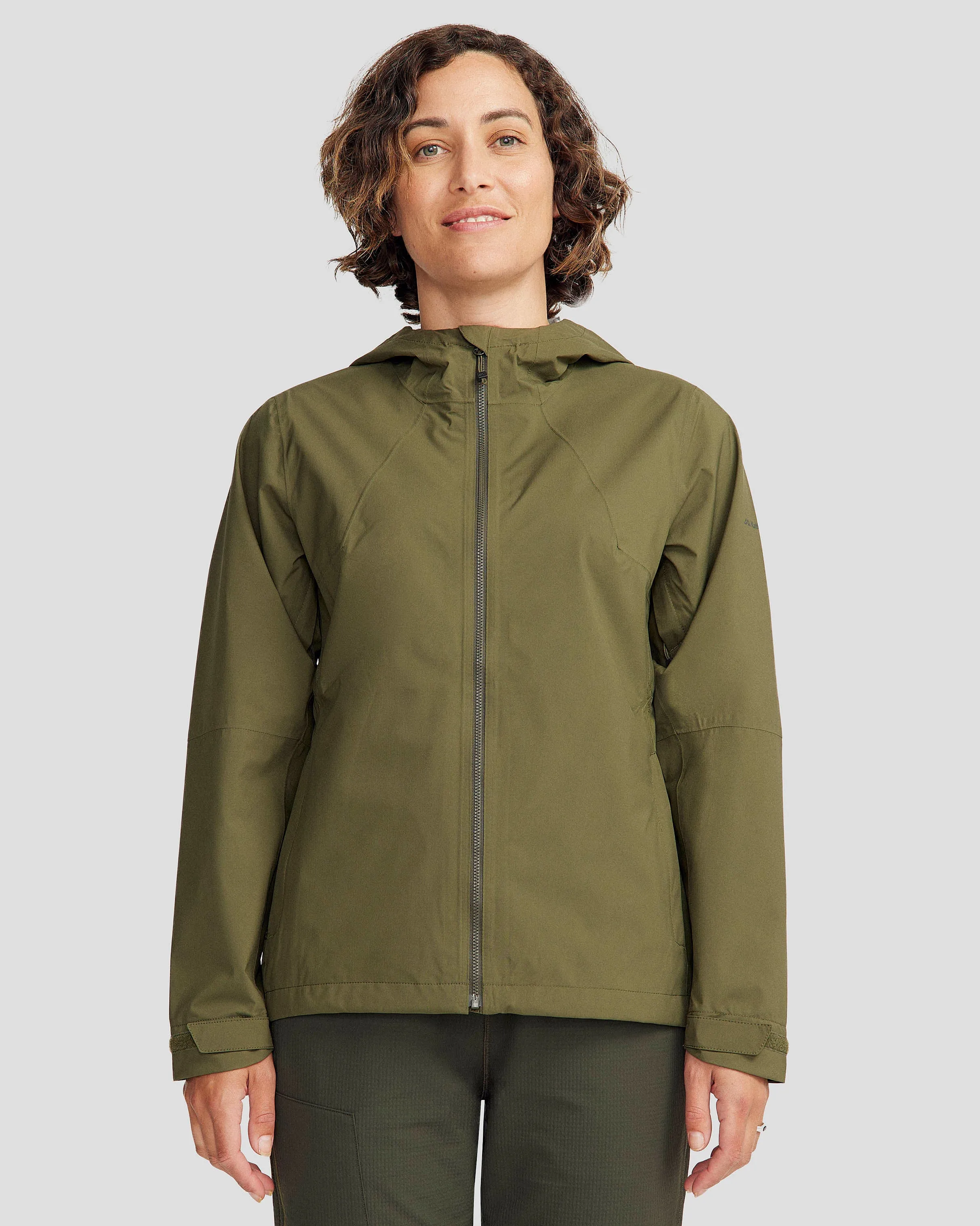 Women's Trailhead Stretch 2.5-layer Rain Jacket - Light Moss
