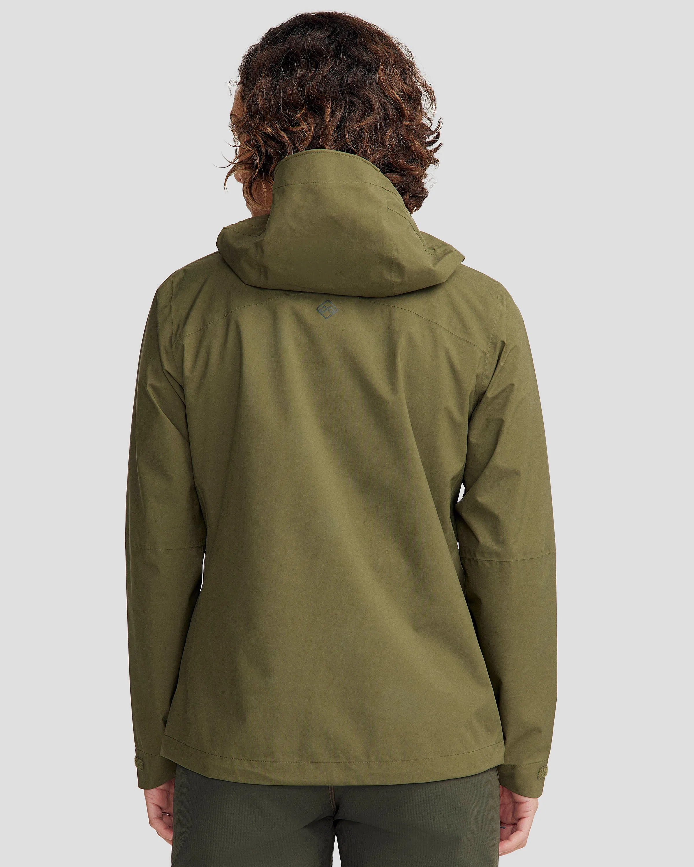 Women's Trailhead Stretch 2.5-layer Rain Jacket - Light Moss