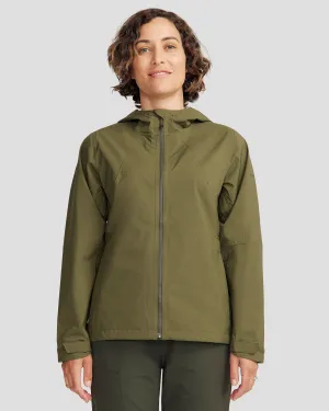 Women's Trailhead Stretch 2.5-layer Rain Jacket - Light Moss