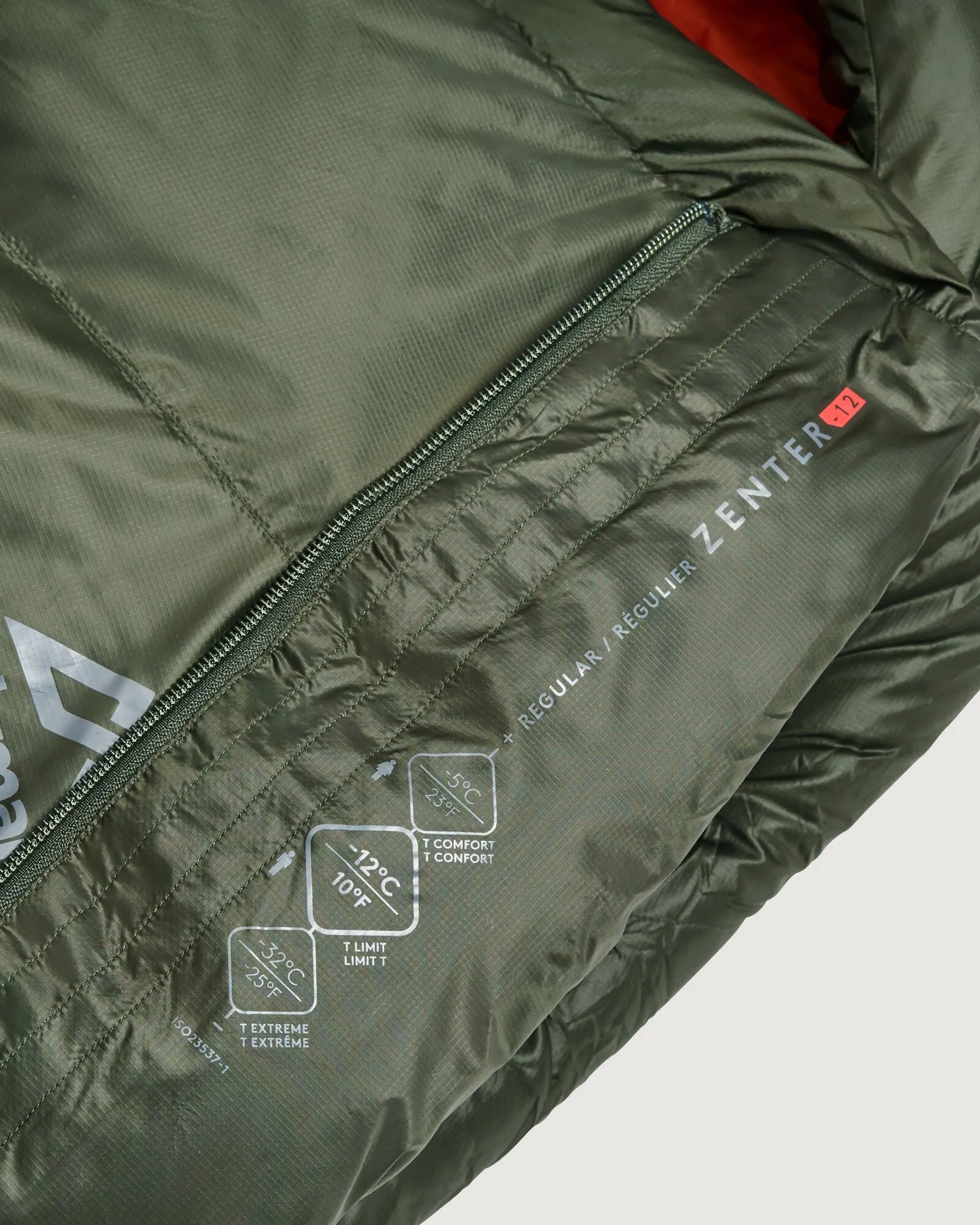 Zenter -12°C Down Sleeping Bag - Regular - Dark Moss