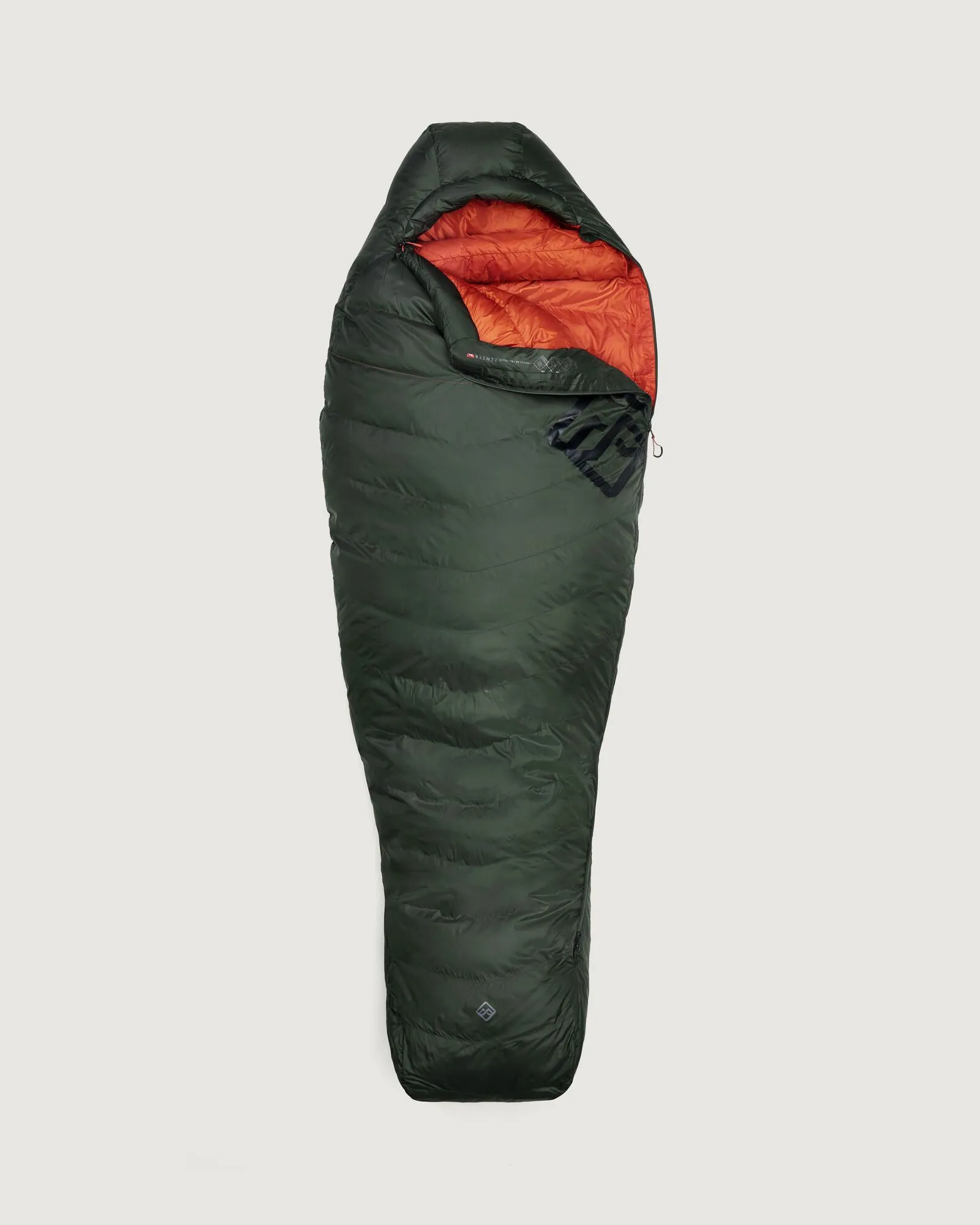 Zenter -12°C Down Sleeping Bag - Regular - Dark Moss